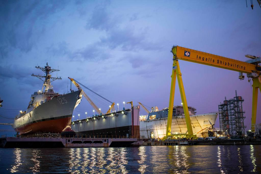 Ingalls Shipping and ships on ocean