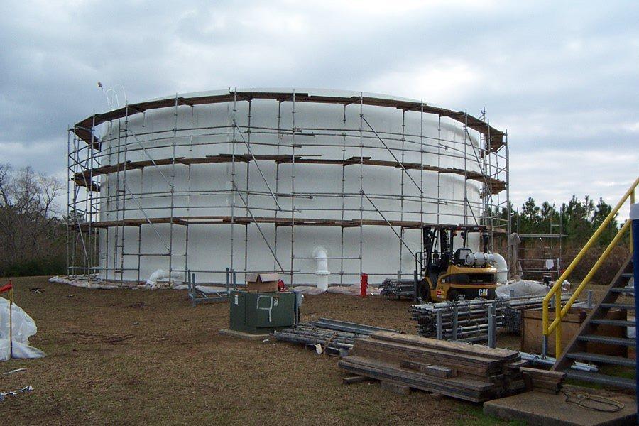 Sealing and Coating work on Water Tank by Industrial Corrosion