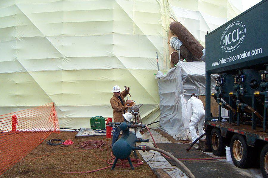 Water Tank in use by Industrial Corrosion